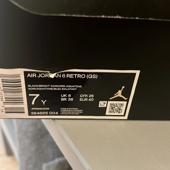 Air Jordan “6” Aqua